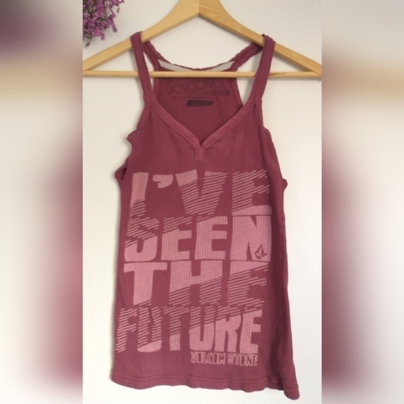 Vintage Volcom Tank Top Size Small Skater Tank Top Y2K - Picture 1 of 3